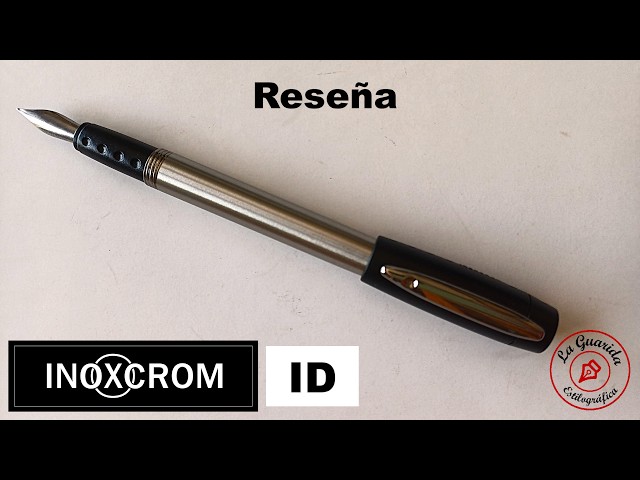 Vídeo relacionado con Inoxcrom Frasco Cristal tintero pluma exclusivo 30 ml, en vidrio (italiano), tinta roja, con tapón decorado con la cabeza del dragón Sant Jordi