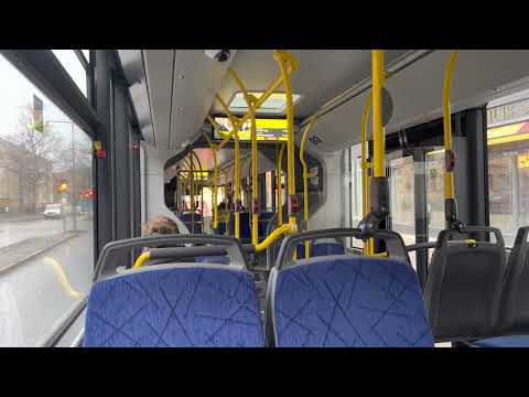 Gamla Uppsala Buss 493 - Linje 2 Stadsbiblioteket till Stadshuset