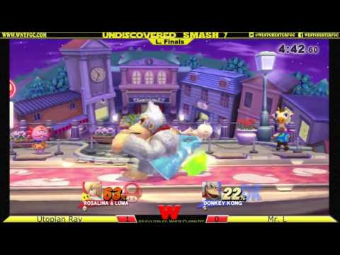 Undiscovered Smash 7   L  Finals Utopian Ray Rosalina vs Mr  L Mario, DK