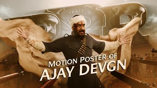 Ajay Devgn Motion Poster - RRR Movie | NTR, Ram Charan, Alia Bhatt | SS Rajamouli