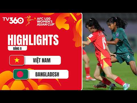 Bảng xếp hạng VCK U20 nữ châu Á 2026 mới nhất 7/4: U20 Việt Nam nín thở chờ phép màu