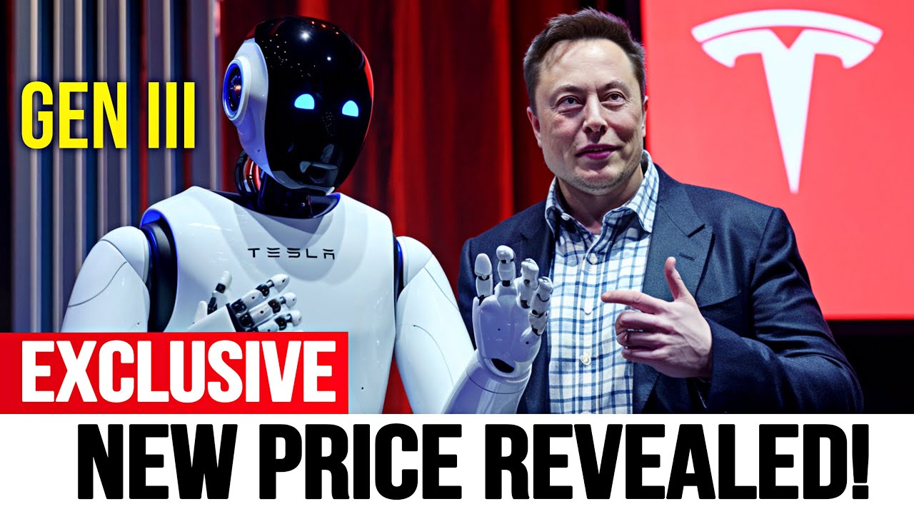 Elon Musk's REVEALS Tesla’s $10K Robot! Optimus Gen 3 Is Coming Sooner Than You Think!