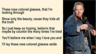 John Conlee - Rose Colored Glasses with Lyrics