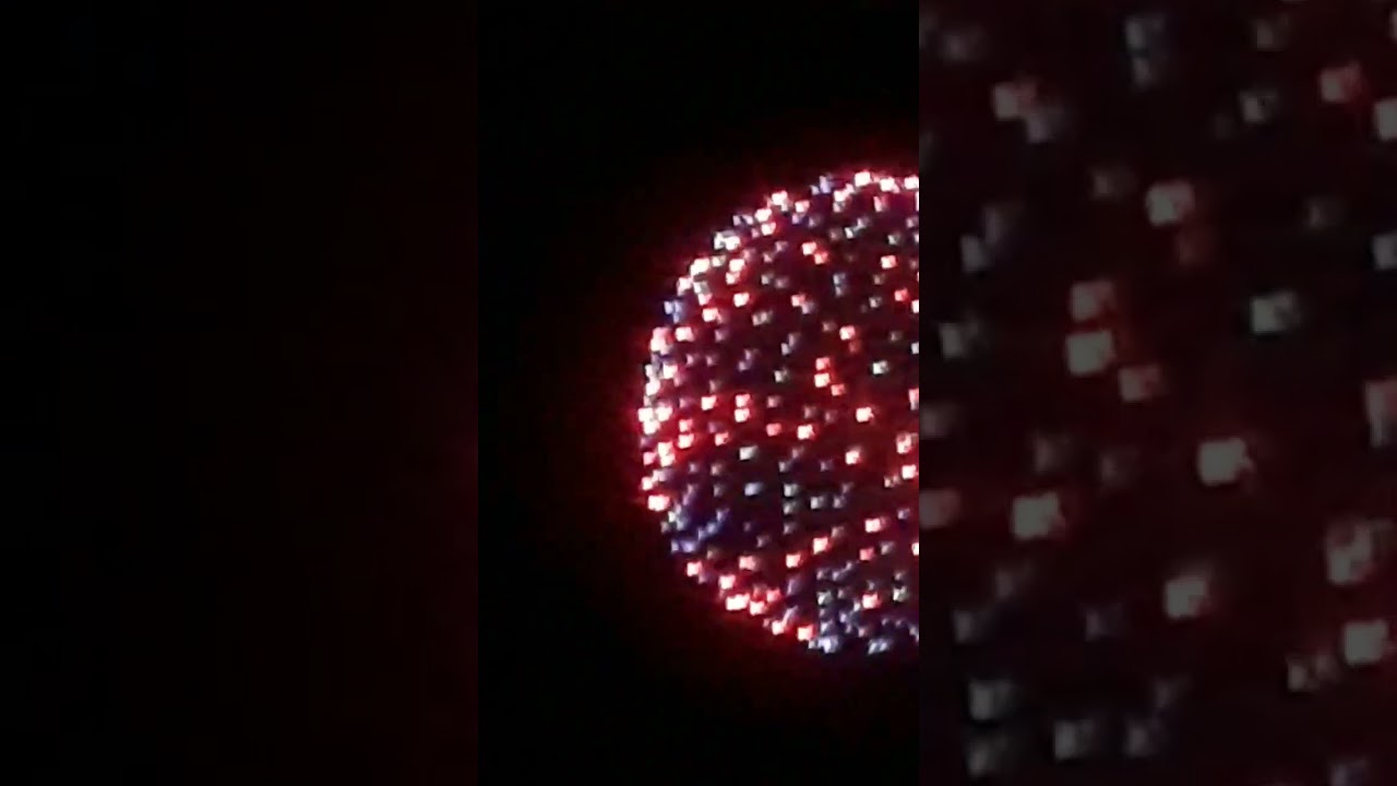 地元の花火　コロナはよ終われー