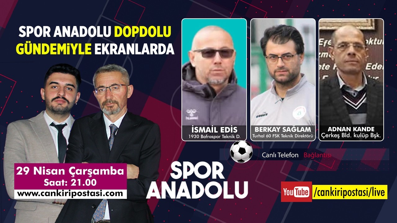 Spor Anadolu   |  25. Bölüm  | CANLI 📡
