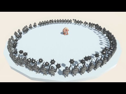Every Unit surrounded by SHATERILLA - Animal Revolt Battle Simulator