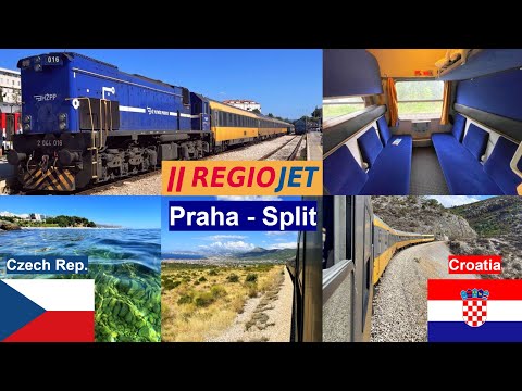 Regiojet Party Train Prague - Split, Croatia in Couchette Sleeping Car - part 2: Zagreb - Split