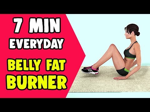 7 Min Everyday - Belly Fat Burner Workout At Home