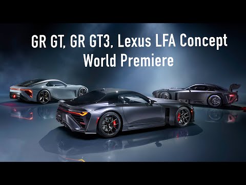 Thumbnail for Toyota GR GT / GR GT3 & Lexus LFA World Premiere – New V8 Hybrid Supercars! by Toyota GR GT3