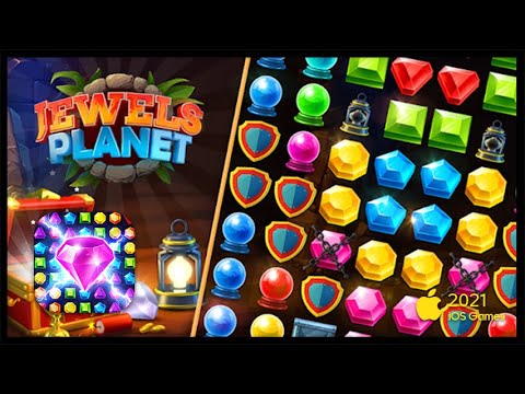 Jewels planet iOS | Interface & Game play Quick View