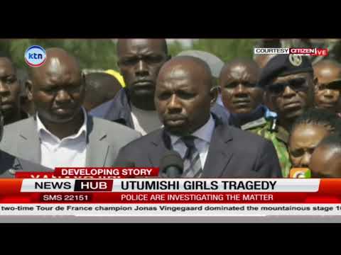 Murkomen addresses media amid fire tragedy at Utumishi Girls Secondary School