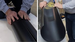 Assemble Snap-Together Split Stove Pipe