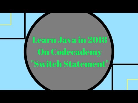 Learn Java In 2018 Switch Statements Learn Java On Codecademy