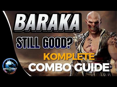 NEW BARAKA KOMPLETE COMBO GUIDE|MORTAL KOMBAT 1