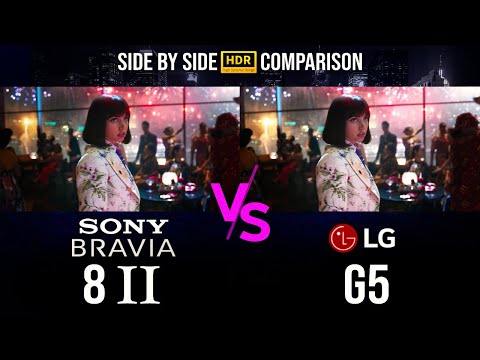 LG G5 OLED vs Sony BRAVIA 8 II QD-OLED | Flagship TV Comparison Review