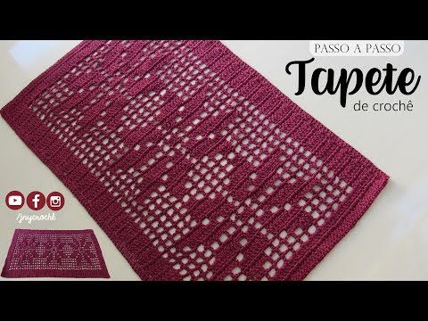 Simple crochet rug | Floral - JNY Crochet