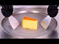Cheese Ice Cream Rolls Satisfying Visual ASMR