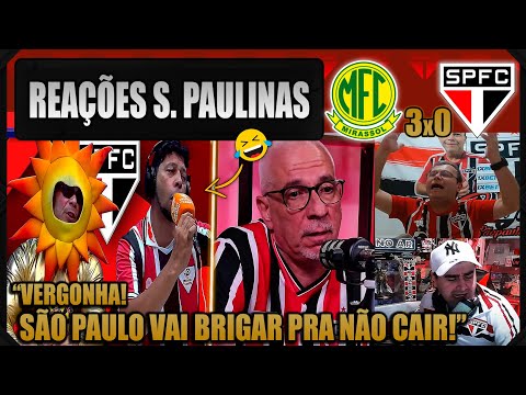 REAÇÕES dos SÃO PAULINOS - MIRASSOL 3x0 SÃO PAULO - PAULISTÃO 2026 - VAMOS RIR DO SÃO PAULO