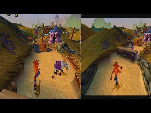Crash Bandicoot 3 Warped (PS1) - PAL VS NTSC Version - ePSXe