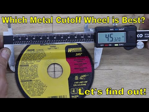 Best Metal Cutoff Wheel Brand (6 Brands Tested)?  Let's find out!