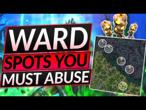 8 GAME-CHANGING WARD SPOTS to ABUSE - BROKEN VISION Tips - Dota 2 Guide