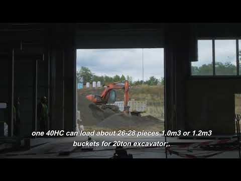 CNS 360 Degree Rotating Hydraulic Building Demolition Sorting Excavator Grapple | Steel Grab Bucket