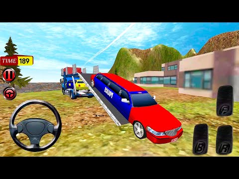 Police Car Offroad Transport Truck Simulator 2022: Real Police | Android Gameplay
