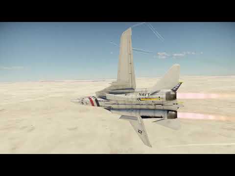 WarThunder 1v1 Dogfight : F-14A vs F-16A block 10