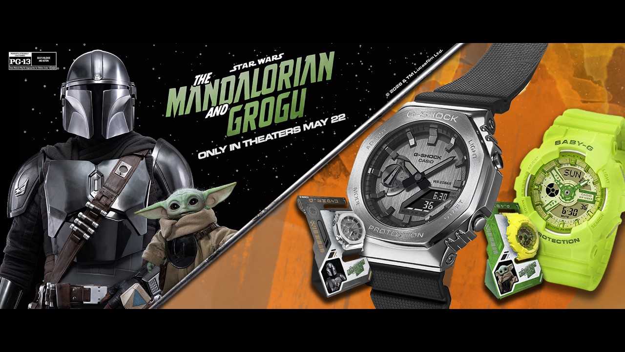 G-SHOCK x Star Wars: The Mandalorian and Grogu - YouTube