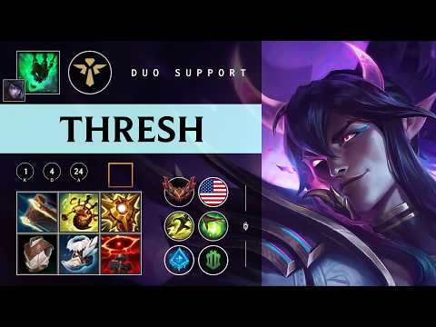 Thresh Support vs Swain - NA Grandmaster Patch 26.02