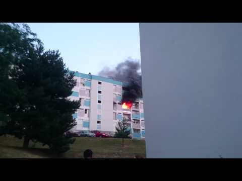 Incendie dans  immeuble de Sucy-en-Brie 03/07/2015