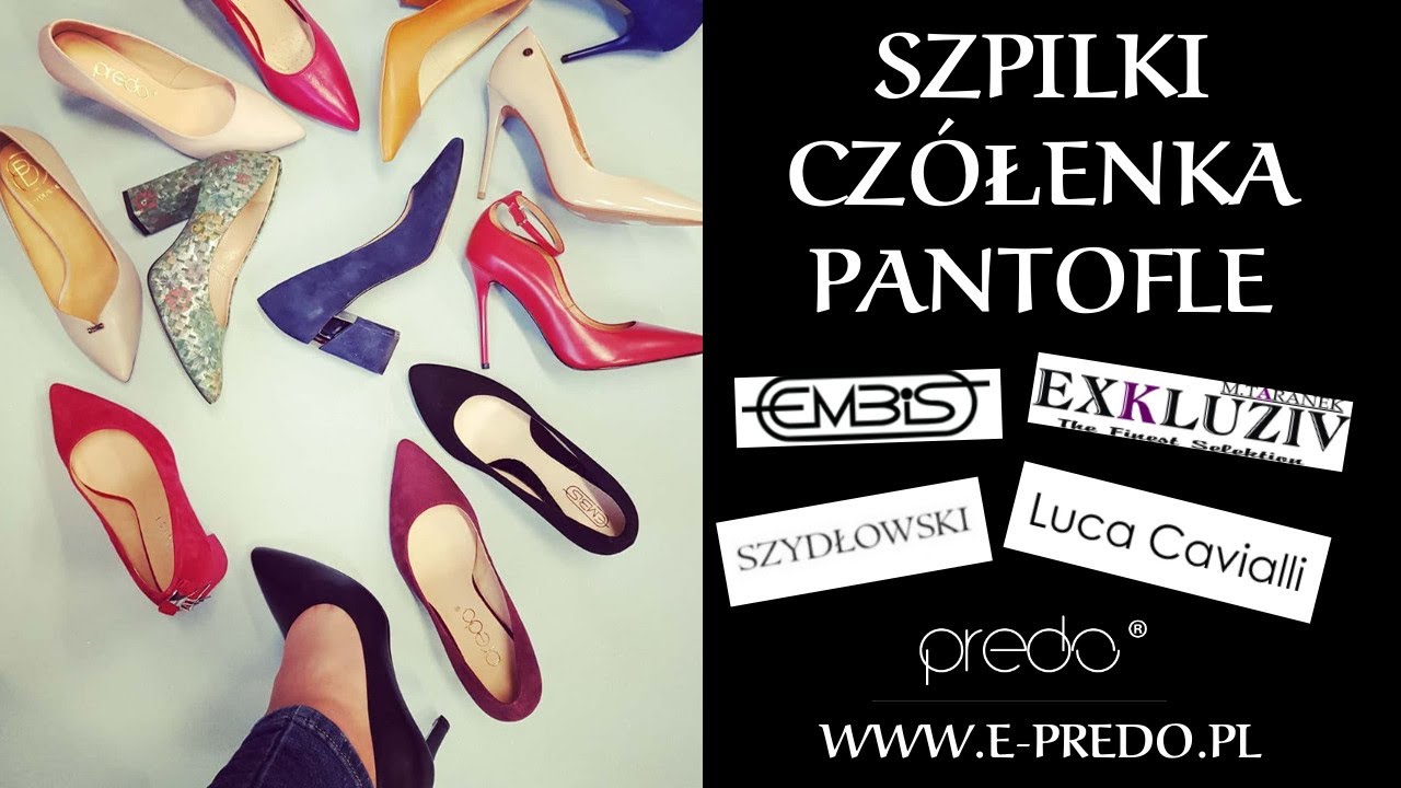 Szpilki Pantofle Czółenka Półbuty na obcasie buty damskie skórzane Embis Szydłowski Luca Cavialli