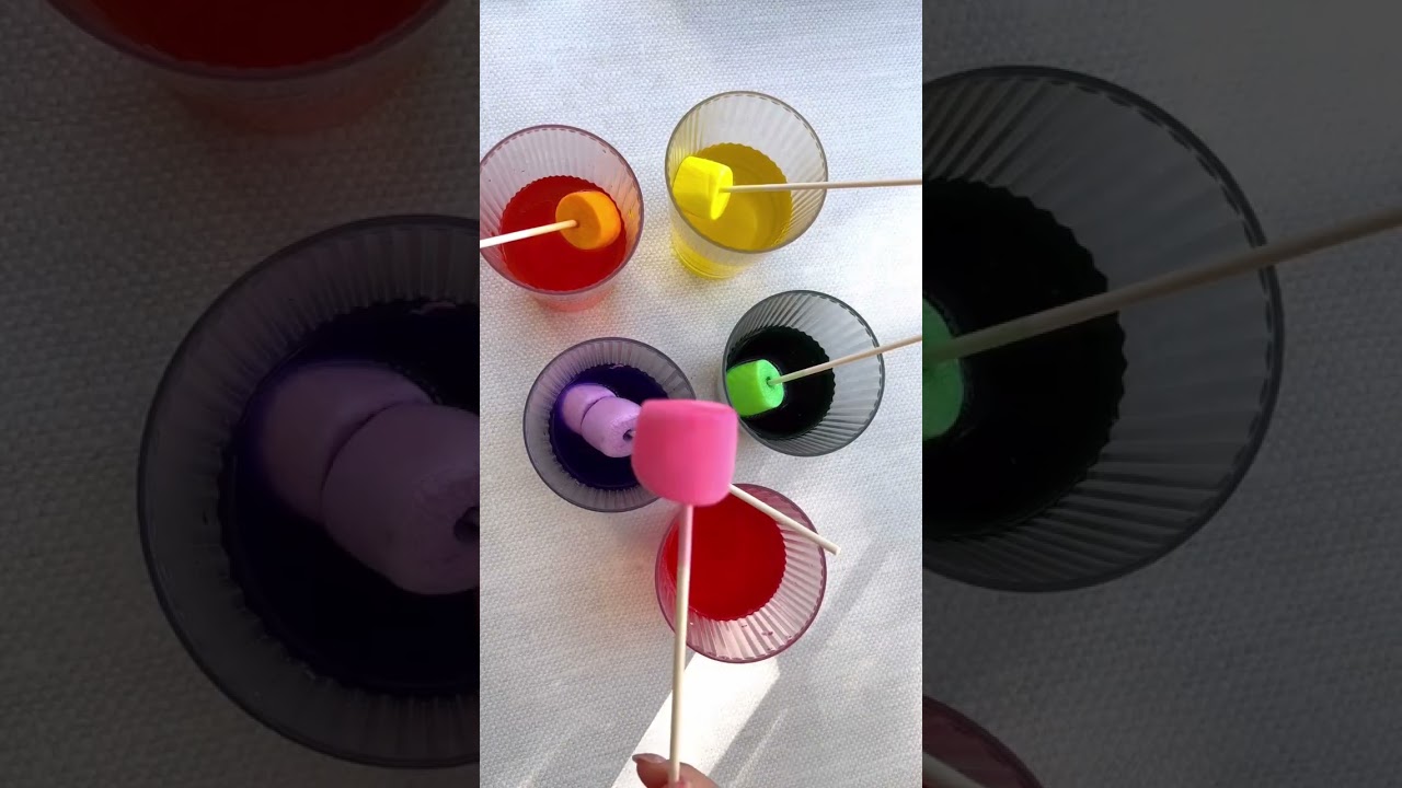 How to color a marshmallow #marshmallow #diy #chocolate #bombones #color