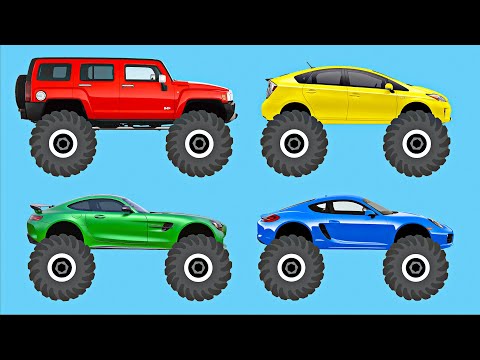 Fun Monster Trucks Game for Kids | AWESOME Monster Trucks & Monster Cars for Children & Toddlers