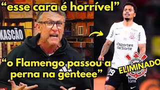 🤣"Fomos Otarios" Neto vai a loucura com Allan após eliminação do Corinthians pro Inter!
