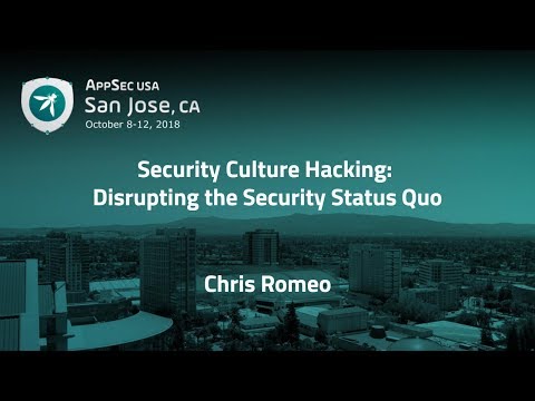 Image thumbnail for talk Security Culture Hacking: Disrupting the Security Status Quo
