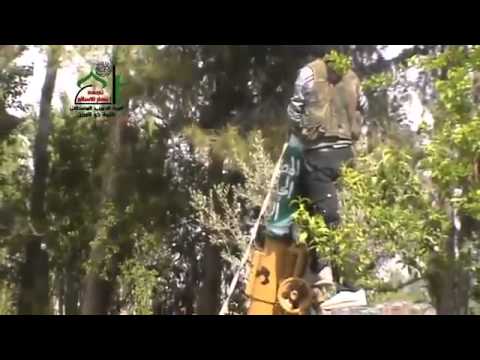 استهداف مواقع للنظام من قبل الجيش الحر في مدينة دمشق في محافظة دمشق