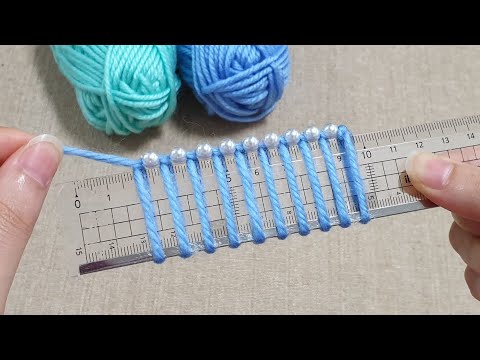 Amazing Woolen Flower Ideas with Scale - Hand Embroidery Amazing Trick - Super Easy Flower Making