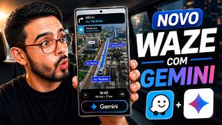 😳O Novo Waze com Gemini CHEGOU! Veja Como Ativar