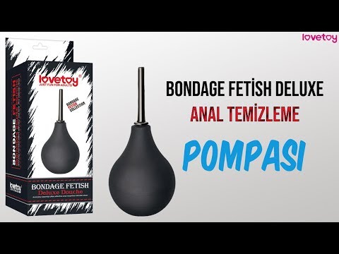 Bondage Fetish Deluxe Anal Temizleme Pompası
