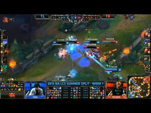 TL Fenix Cassiopeia Doublekill  - TL vs T8