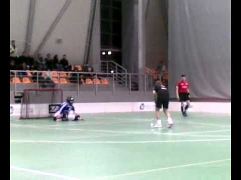 Ainars Juskevics scores goal on penalty-shot against Jogeva Tahe