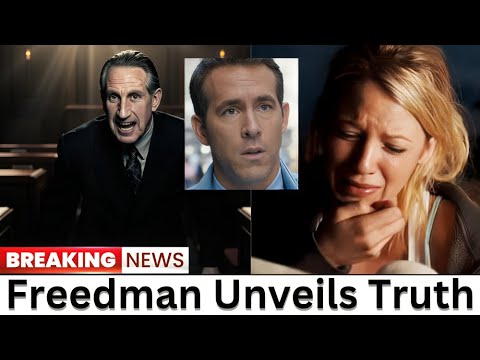 BREAKING! Bryan Freedman Ends Blake Lively Case With Shocking Revelation!