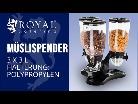 Video - Müslispender - 3 x 3 L