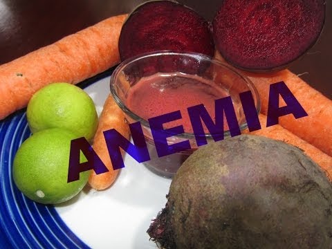 Jugo casero contra la anemia: rica en hierro y vitaminas