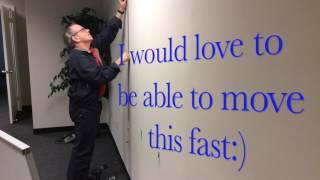 Using Pin Magnets to Install a Whiteboard