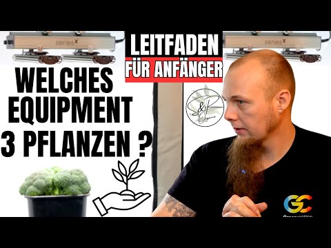 3 Pflanzen Anfänger Leitfaden : Zeltgröße Lüfter Lampe ?  Welches Equipment brauche ich wirklich ?