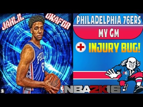NBA 2K16 Philadelphia 76ers MY GM Ep. #5 - INJURY BUG STRIKES!