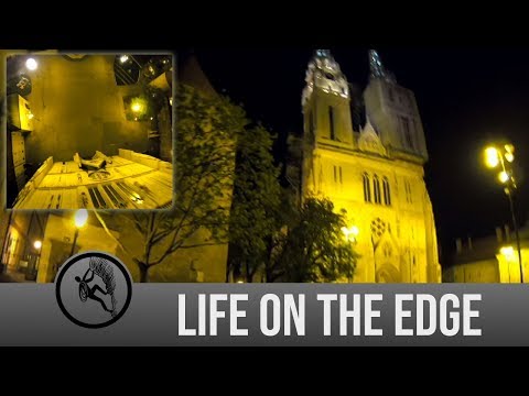 Daredevil base jumps off Cathedral | Life on the Edge