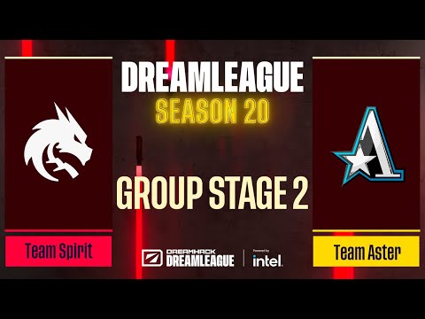 Dota2 - Team Spirit vs Team Aster - Game 2 - DreamLeague Season 20 - Group Stage 2